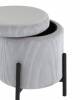 Пуф-сундук Stool Group Дали AV 482-V990/V52-08 светло-серый фото 3