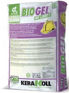 Плиточный клей Kerakoll Biogel No Limits Grey Export