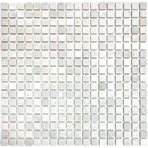 Мозаика Orro Mosaic Stone Travertine Gray Tum (1.5x1.5) 30.5x30.5