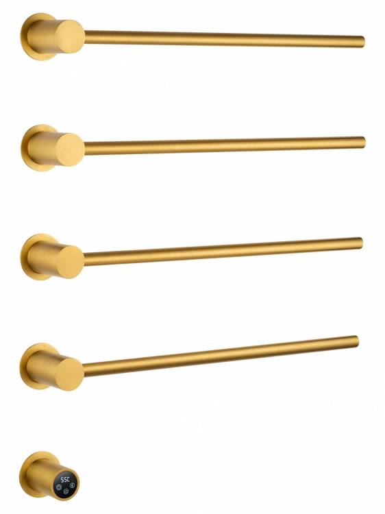 Полотенцесушитель электрический Wonzon & Woghand Hamburg WW-AL314-G золото