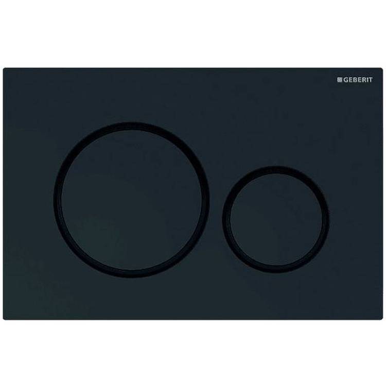 Кнопка смыва Geberit Sigma 20 115.882.DW.1 черный глянец