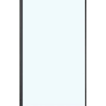 Боковая стенка Vincea Slim Soft VSG-1SS100CLB черный, стекло прозрачное