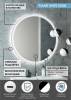 Зеркало Continent Planet White ЗЛП1153 D1000 с бесконтактным сенсором ,белый фото 9