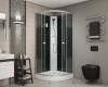 Душевая кабина Niagara Eco NG-4501-14BK с низким поддоном, без крыши фото 2