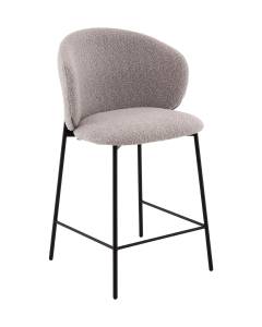 Стул полубарный Stool Group Блейз LV-109-S900-P-01 светло-серый, букле