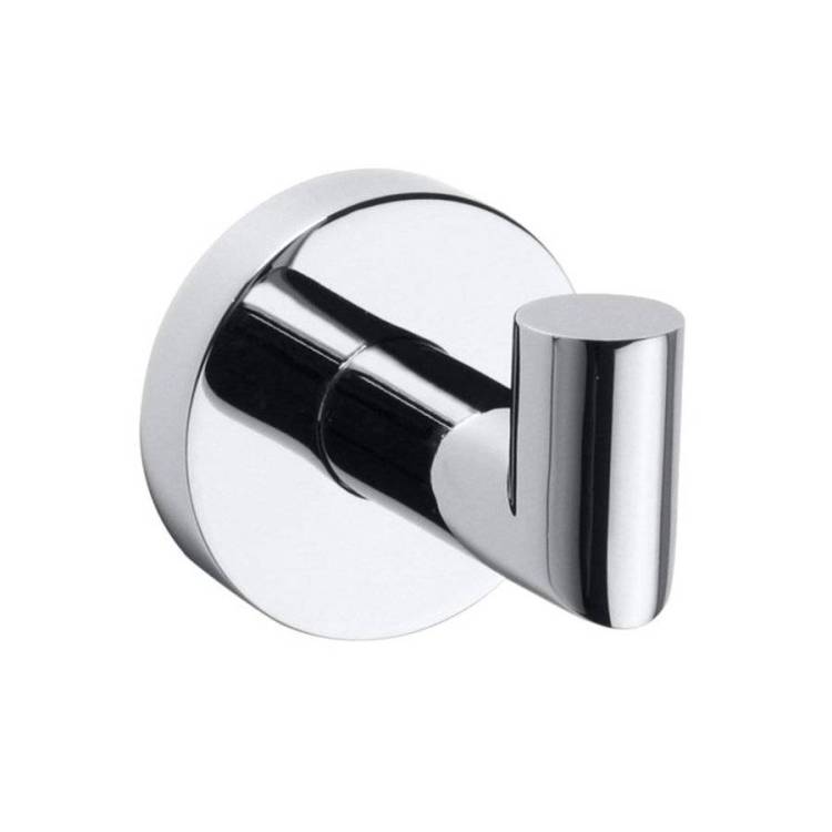 Крючок SAPHO X-ROUND, одинарный, 55x55x70 мм, хром