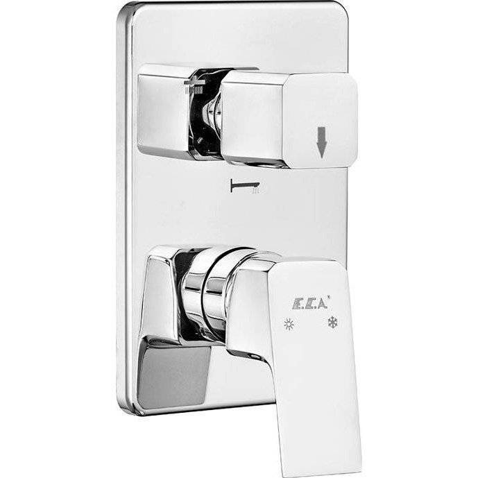 Смеситель для ванны E.C.A. Tiera 102167305EX-K хром