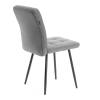 Набор из кресла и стула Tetchair Medeo LT 25055 серый, черный, флок фото 4