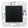 Выключатель 3-клавишный IEK Skandy SK-V30-0-10-K02 черный фото 5