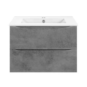 Тумба с раковиной Vincea Mia Slim 60 Beton
