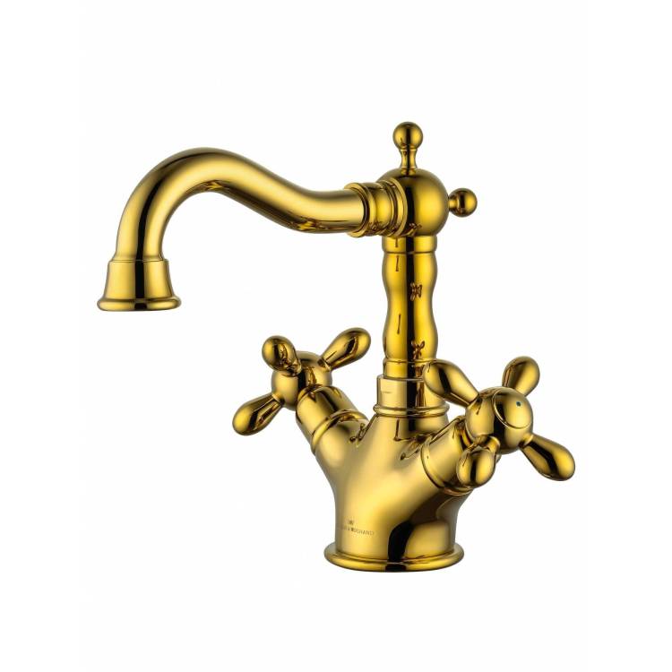 Смеситель для раковины Wonzon & Woghand WW-88139020-PG золотой глянцевый