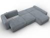 Диван угловой Лига Диванов Лига-066 131228 Серый фото 10