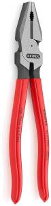 Плоскогубцы KNIPEX комб. особ. мощн., рез: провол. твёрд. d 3 мм, роял. струна d 2.5 мм, кабель d 14 мм, L-225 мм, чёрн., 1К ручки