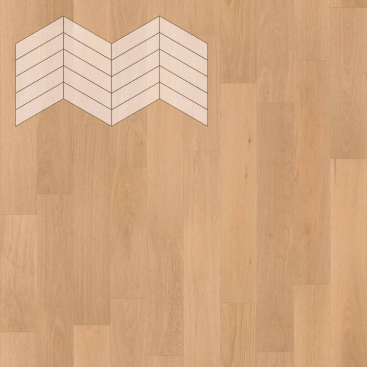 Паркетная доска Lab Arte Chevron Pro Французская Елка Дуб Рустик Бург лак 348-400x90x14