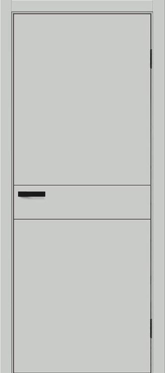 Межкомнатная дверь Bravo Браво-0.24 П полотно Grey Silk 900x2000