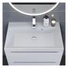 Раковина Uperwood Classic Quartz 291030003 белая матовая, жасмин, 70x45 фото 4