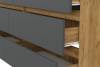 Комод Арника Денвер 00-00303824 Дуб Золотой/Графит фото 4