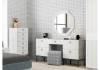 Комод Woodville Tulip 406293 метрополитан грей, белый матовый фото 8