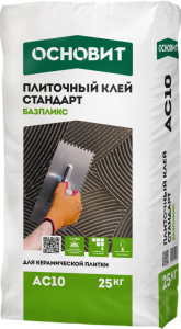 Клей Основит Базпликс стандарт AC10 25 кг