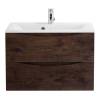 Тумба под раковину BelBagno Marino 75 MARINO-750-2C-SO-RW-P подвесная Rovere Moro