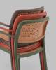 Стул Stool Group Yona PP-297 red 36877 красный, пластиковый с подлокотниками фото 9