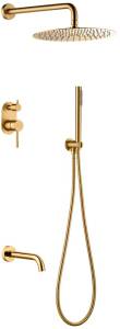 Душевой комплект Boheme Uno 464-2-MG Matt Gold