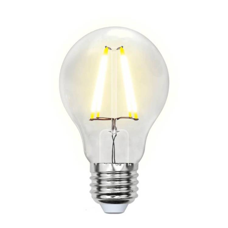 Лампа светодиодная филаментная Uniel Sky A LED-A60-8W/NW/E27/CL PLS02WH