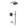 Душевой комплект Vincea Villa VSFW-1VL3MB черный, встраиваемый