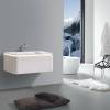 Тумба с раковиной Black&White U925.1000 с LED подсветкой, молочный белый, 100x40x52 фото 6