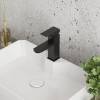 Смеситель для раковины Teymi Helmi Pro T10213 черный матовый фото 5