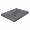 Раковина Uperwood Classic Quartz 291030001 серая матовая, бетон, 60x45