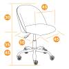 Кресло компьютерное Tetchair Melody 19138 бирюзовый фото 12