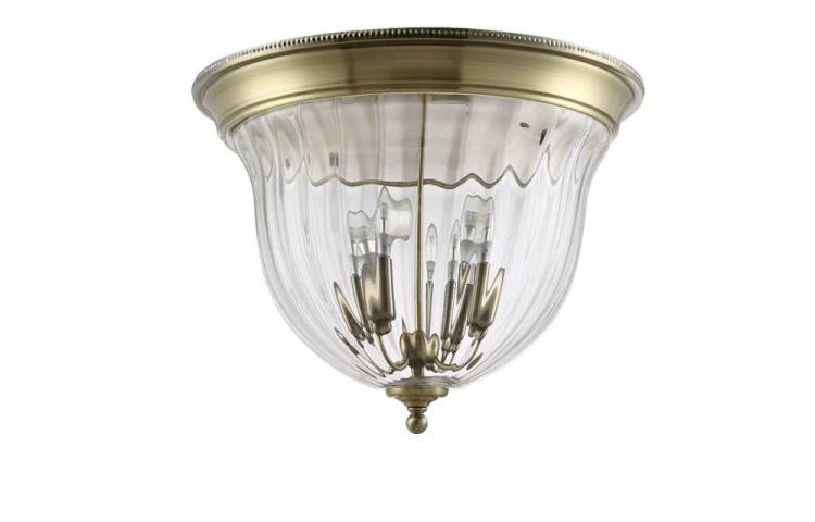 Потолочный светильник Crystal Lux Jugo Pl4 Bronze/Transparente