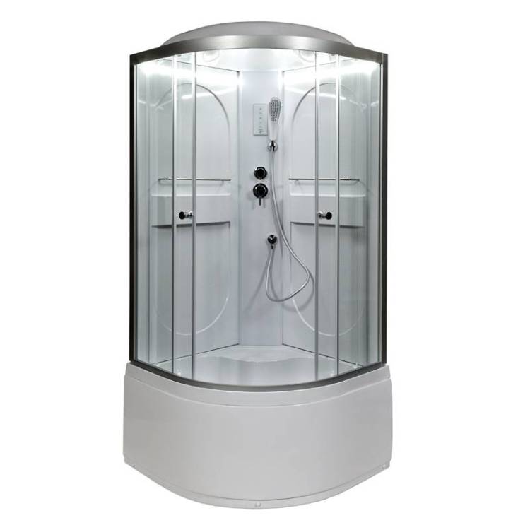 Душевая кабина AvaCan L610LED с подсветкой, 100x100x215