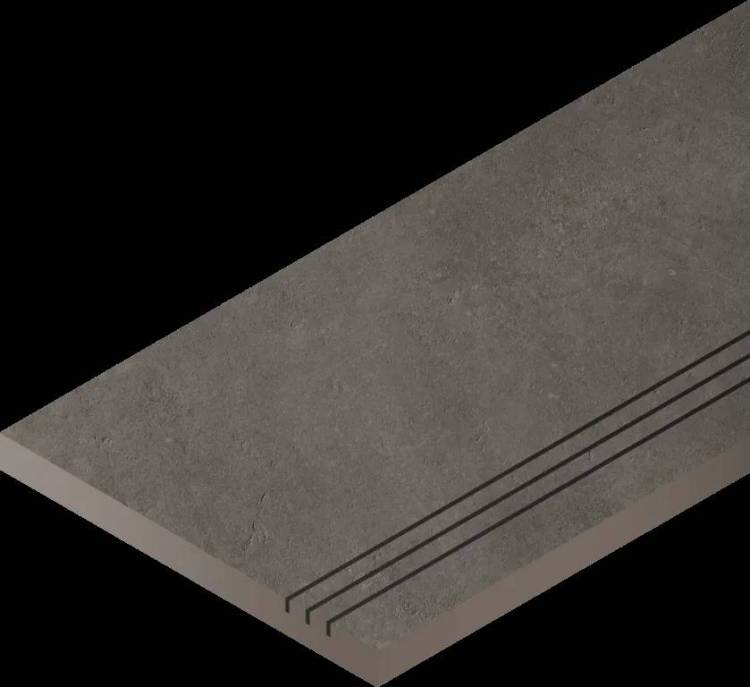 Бордюр Italon Миллениум x2 620090001194 Блэк закругленный грип правый 30x120