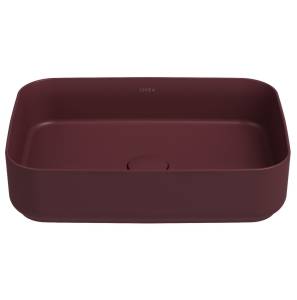 Раковина Isvea Infinity 10NF65050SV-2R бордовый матовый, 50x36