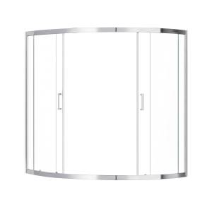 Шторка на ванну Royal Bath Alpine RB170ALP-T-CH 170 см прозрачное стекло