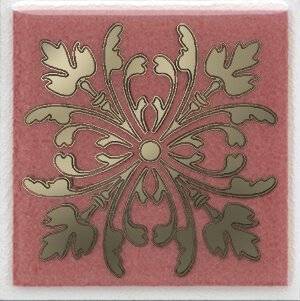 Вставка Kerama Marazzi Клемансо HGD/C252/5246 розовый 4.9x4.9