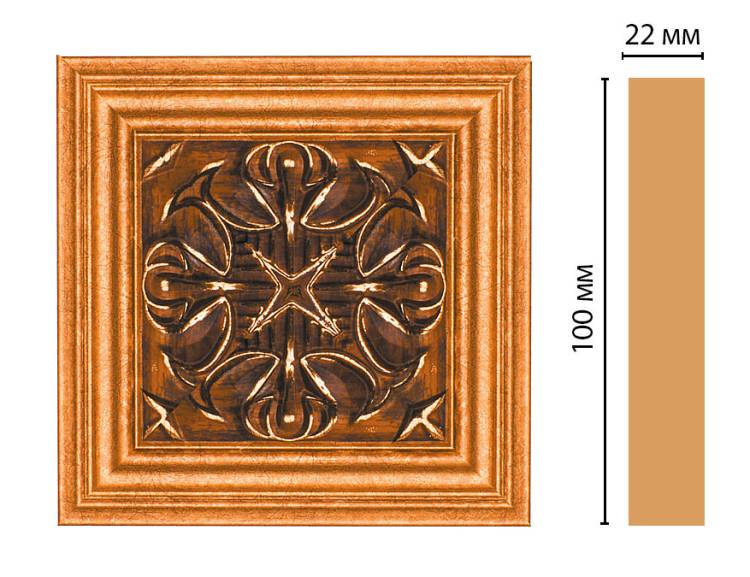 Вставка цветная DECOMASTER D207-1223 10x1.7x10