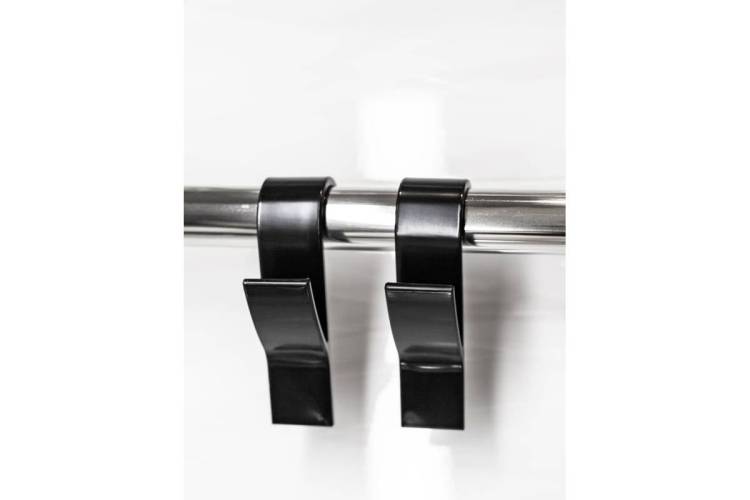 Комплект крючков Bath Plus КП001 D 2.5 черные, на полотенцесушитель