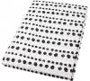 Штора для ванной Bath Plus Dots Rhythm ch-21302 180x180, белый, черный