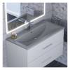 Раковина Uperwood Foster Quartz 291030037 серая матовая, бетон, 80x45.5 фото 2