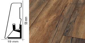 Плинтус Kronotex ktex1 D 3570 Дуб Портовый 2400x58x19