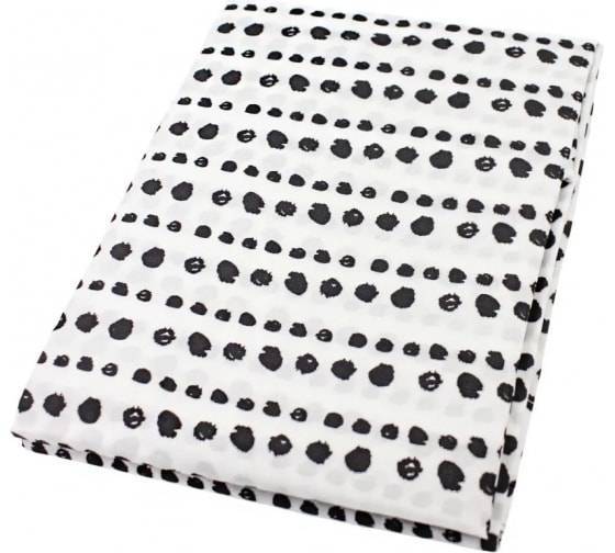 Штора для ванной Bath Plus Dots Rhythm ch-21302 180x180, белый, черный