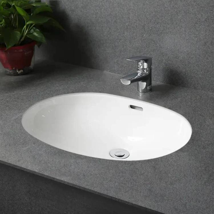 Раковина Gid Integrado Yj8004 71163 белая, 55x39.5x19
