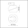 Трековый светодиодный светильник Novotech Port Ball 358353 фото 3