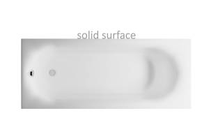 Ванна из искусственного камня Астра-Форм Лира 01010094 белая матовая, Solid Surface, 170x70