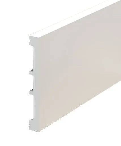 Плинтус Decaro PL100 Белый под покраску 2000x100 мм
