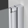 Душевая дверь в нишу Vincea Alpha VDP-3AL750MT 75 см, стекло текстурное, хром фото 3