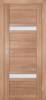 Межкомнатная дверь экошпон Мариам Техно 705, остекленная, миндаль 700x2000